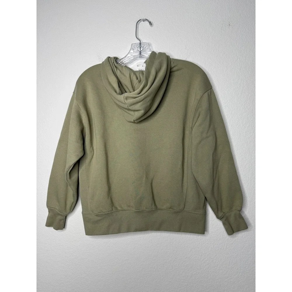 Zara Boys 2 Piece Set Green Hoodie Tan Los Angeles Wide Leg Sweatpants Size 9/10